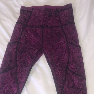 BOGO Lululemon purple & black leggings